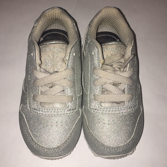 silver glitter reeboks
